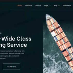 Egistic – Sea Freight & Logistic Company Elementor Template Kit